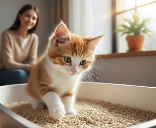 Cat Litter for Kittens: What’s Safe and What to Avoid (Non-Toxic Guide)