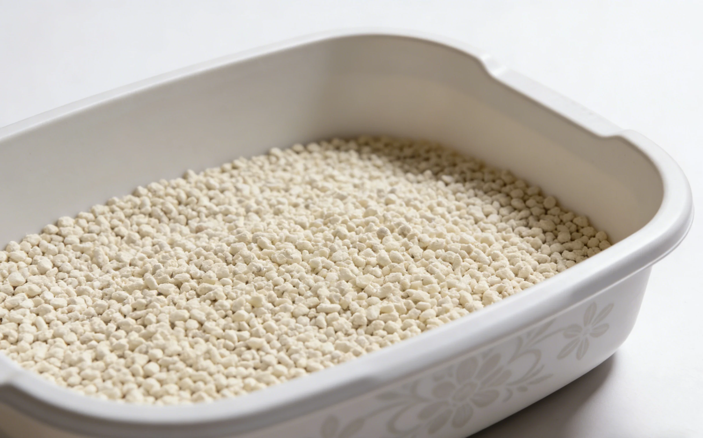 Cassava cat litter